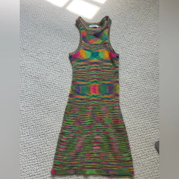 sleeveless midi knit dress Akris Sleeveless Knit Tube Dress in Peach at Nordstrom, Size 8 main image 0